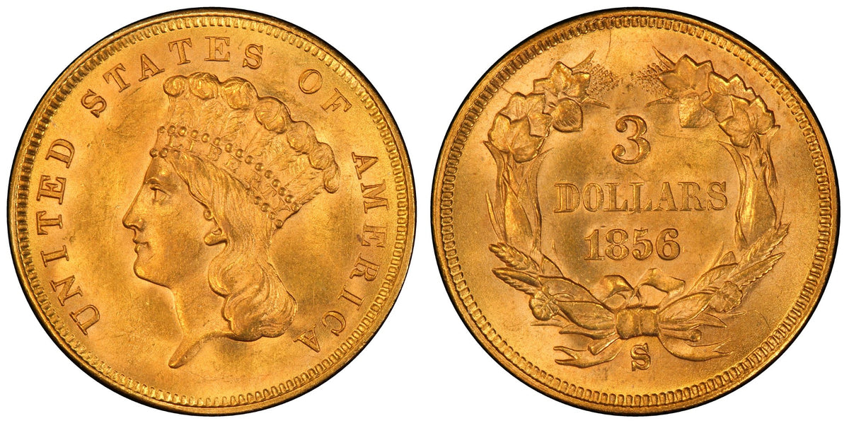 Three Dollar Gold (1854-1889) – David Hall Rare Coins