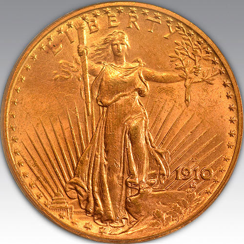 1910-D $20 MS 65