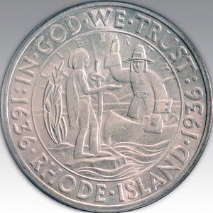 1936-S 50C Rhode Island MS 65