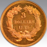 1878 $3, DC PR 66 DC