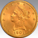 1901-S $10 MS 66