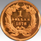 1878 G$1, DC PR 65 DC