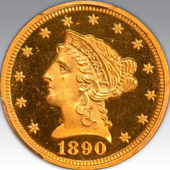 1890 $2.50, DC PR 66+ DC