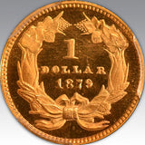 1879 G$1, DC PR 67 DC