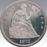 1872 $1, CA PR 66 CA