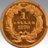 1870 G$1 MS 67