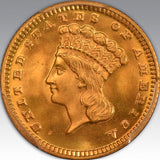 1870 G$1 MS 67