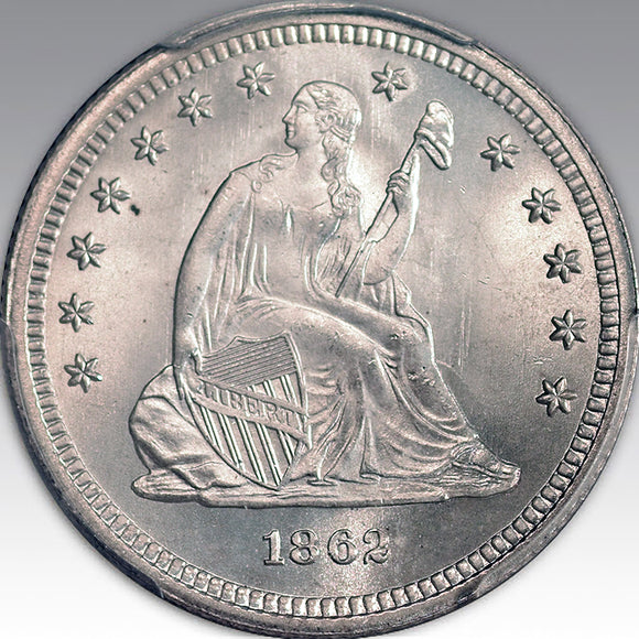 1862 25C MS 67