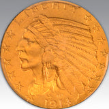1914 $5 PR 66