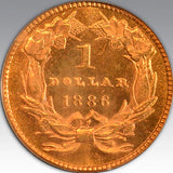 1886 G$1, CA PR 65 CA