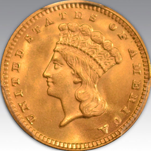 1889 G$1 MS 65