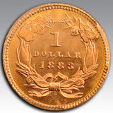 1883 G$1 MS 68
