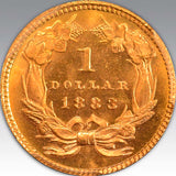 1883 G$1 MS 68