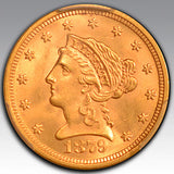 1879 $2.50 MS 65
