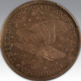 1836 $1 Original, Coin Alignment PR 64