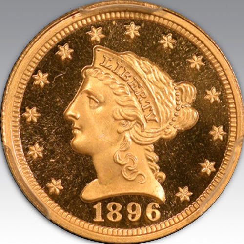 1896 $2.50, DC PR 66+ DC