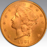 1901 $20 MS 65