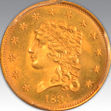 1834 $2.50 Classic MS 65